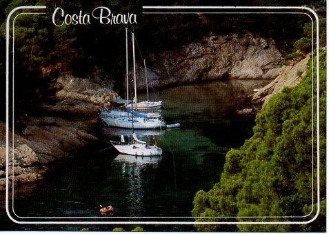 POSTAL PV00373: Veleros en la Costa Brava