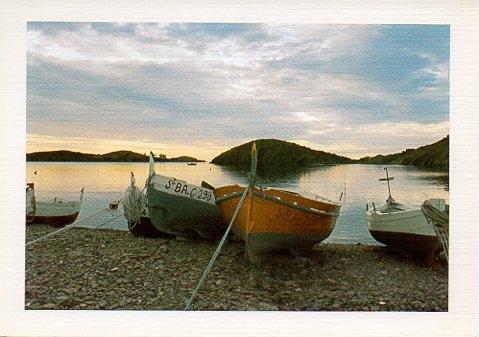 POSTAL PV00362: Barcas en Port Lligat, Cadaques