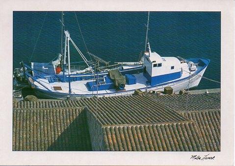 POSTAL PV00359: Barco de pesca en Menorca