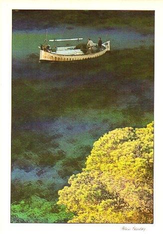 POSTAL PV00398: Barca de pesca en la costa catalana