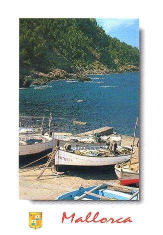 POSTAL PV00396: Barcos de pesca en la costa de Mallorca