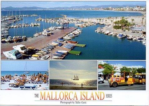POSTAL PV00389: Vistas varias de El Arenal, Mallorca