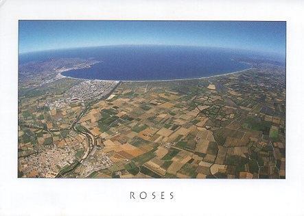 POSTAL PV00321: Vista aerea de la badia de Roses