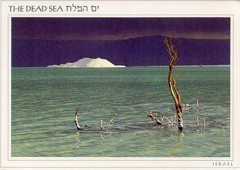 POSTAL PV00349: El Mar Muerto, Israel