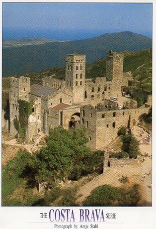 POSTAL PV00347: Vista aerea de Sant Pere de Roda