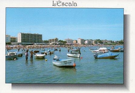 POSTAL PV00342: Platja de Riells en L'Escala
