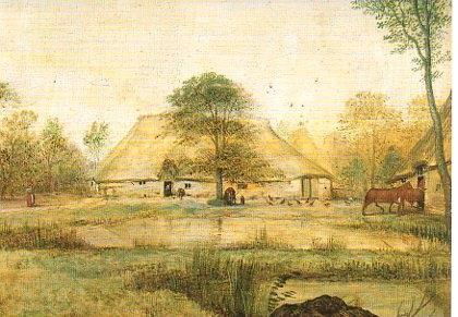 POSTAL PV00065: The Peasant and the Next Robber, Pieter Bruegel