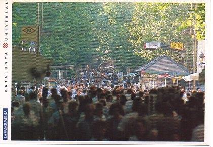 POSTAL PV00098: Les Rambles de Barcelona