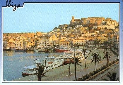 POSTAL PV00042: Vista aerea de Ibiza