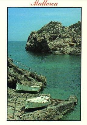 POSTAL PV00169: 2 barcas en una cala de Mallorca