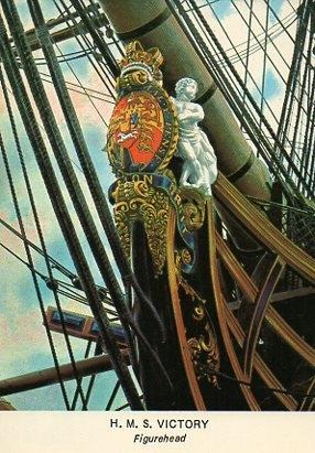 POSTAL PV00167: Figurehead of H.M.S. Victory