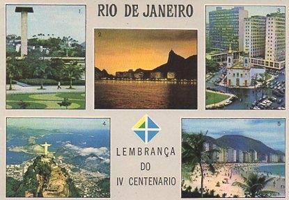 POSTAL PV00194: Vistas de Rio de Janeiro