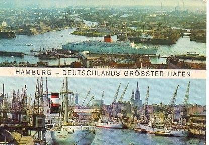 POSTAL PV00187: Deutschlands Grosster Hafen, Hamburg