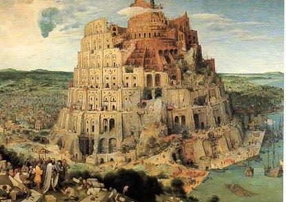 POSTAL PV00121: Tower of Babel, Pieter Bruegel