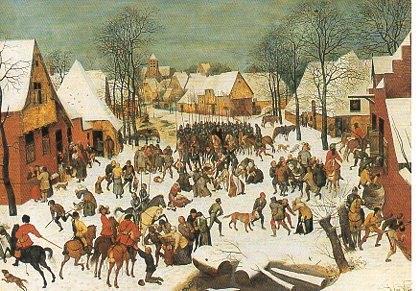 POSTAL PV00117: Massacre of the innocents, Pieter Bruegel