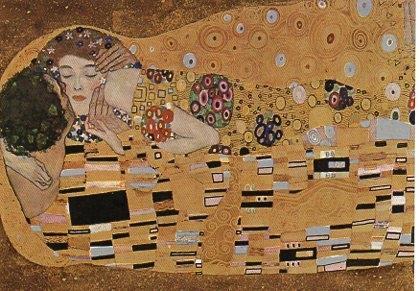 POSTAL PV00115: El beso por Gustav Klimt