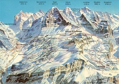 POSTAL PV00140: Berner Oberland, Suiza