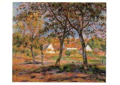 POSTAL PV00130: The Outskirts of Pont-Aven, por Renoir 