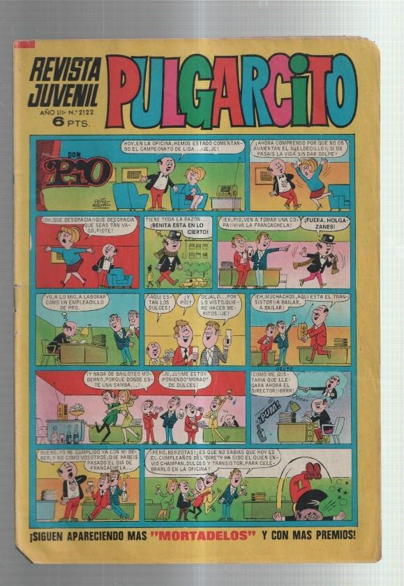 Pulgarcito numero 2122 (numerado 1 en trasera)