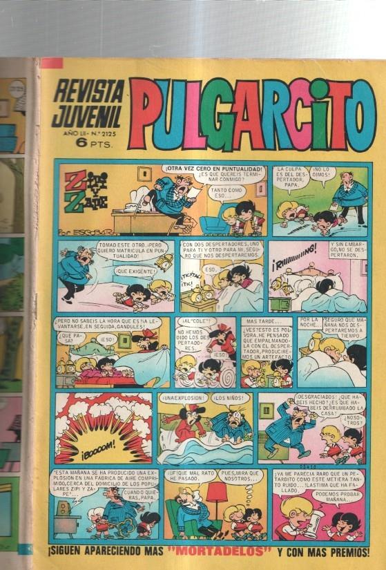 Pulgarcito numero 2125 (numerado 2 en trasera)