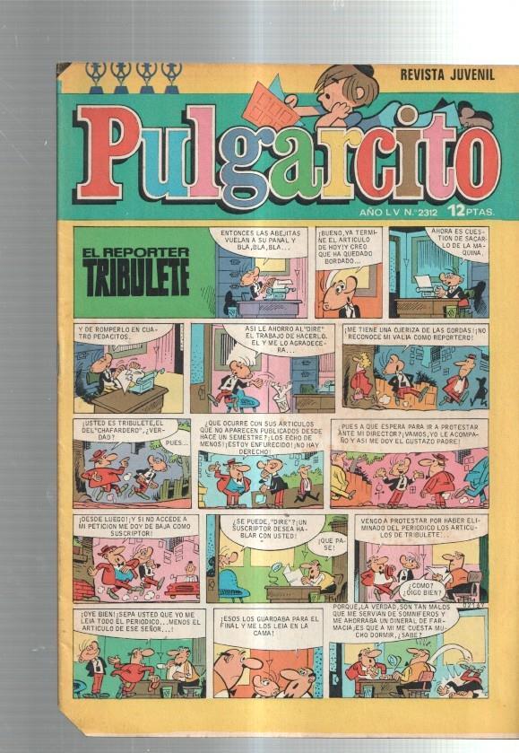 Pulgarcito numero 2312 (numerado 1 en trasera)