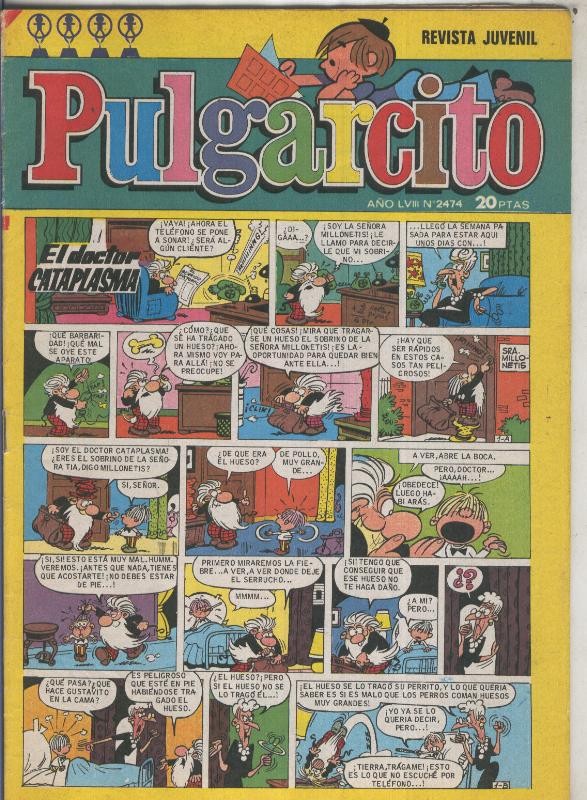 Pulgarcito numero 2474 (numerado 2 en trasera)