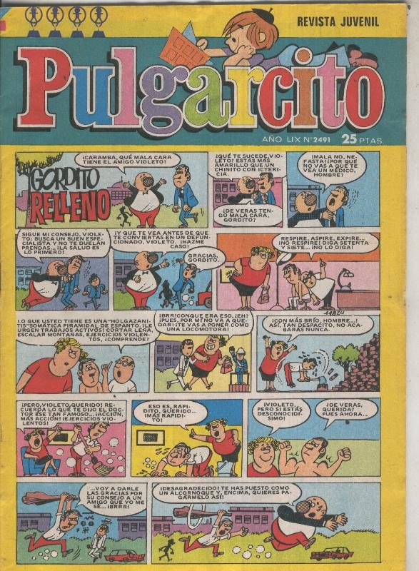 Pulgarcito numero 2491 (numerado 2 en trasera)