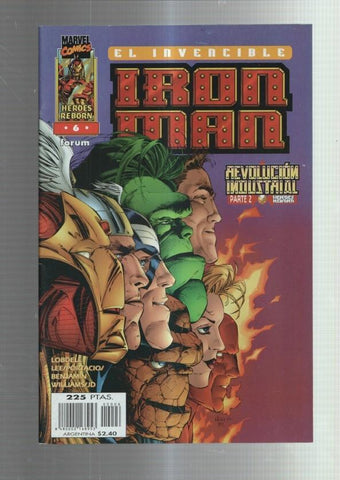 Planeta: Iron Man Heroes Reborn numero 06: Revolucion industrial