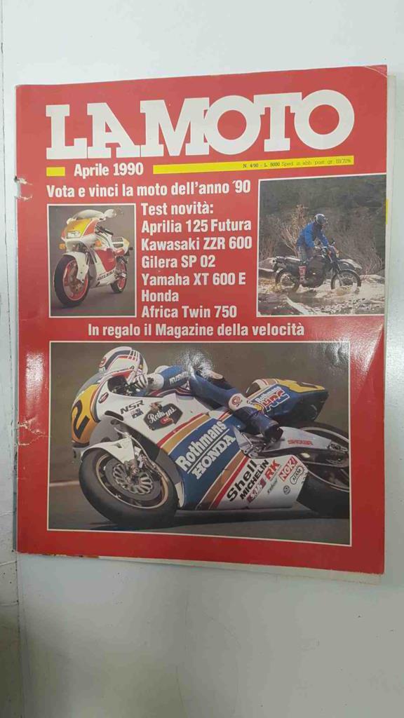 Revista, magazine: La Moto n. 4/90, aprile 1990. Fascicolo 180, anno XVI - Honda XF 650 da enduro
