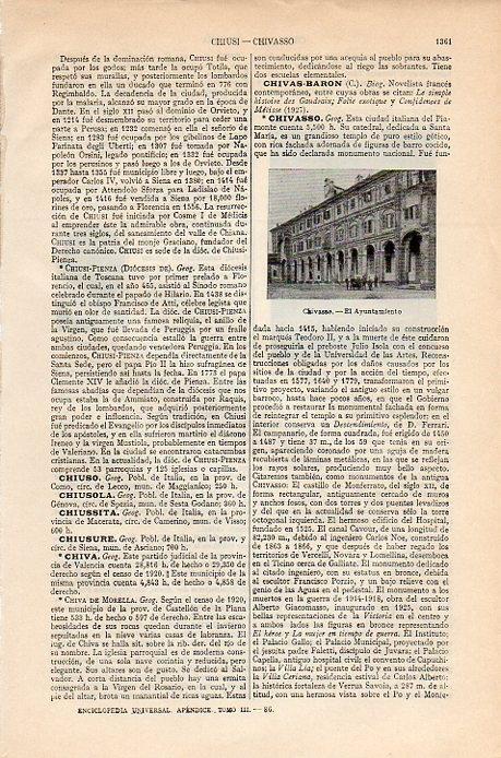 LAMINA V09258: Ayuntamiento de Chivasso, Italia