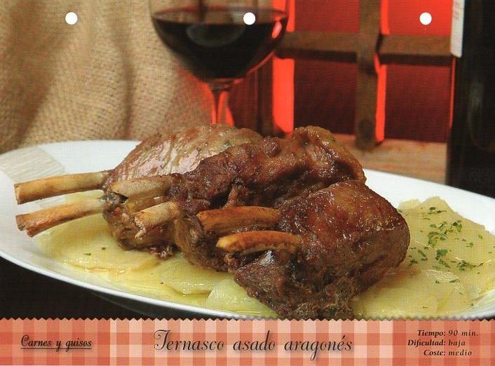 LAMINA V09808: Ternasco asado aragones