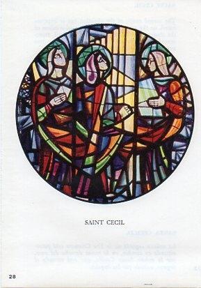 LAMINA V09862: Santa Cecilia