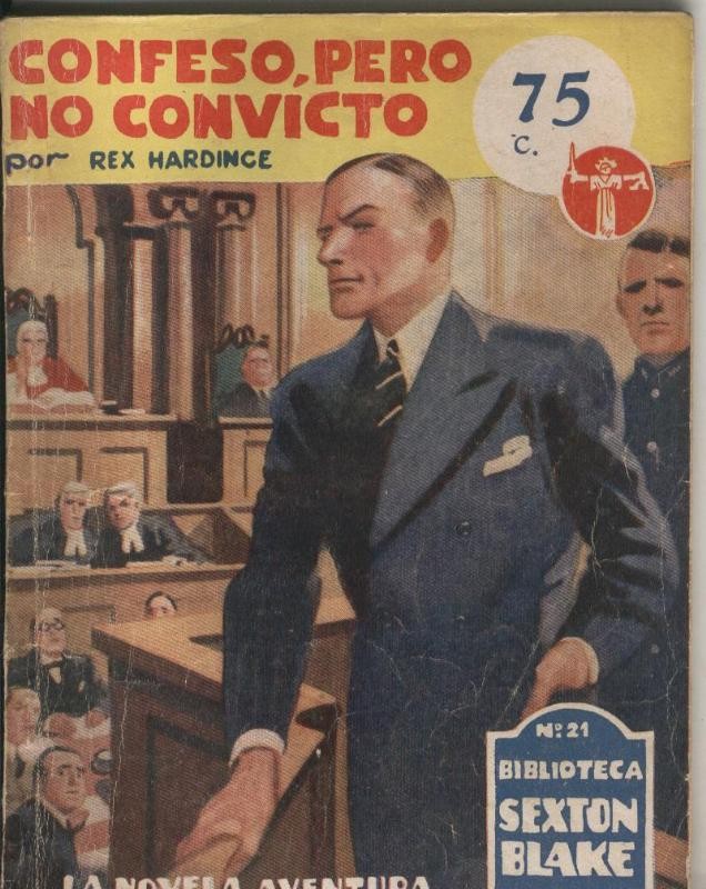 Sexton Blake: Confeso, pero no convicto