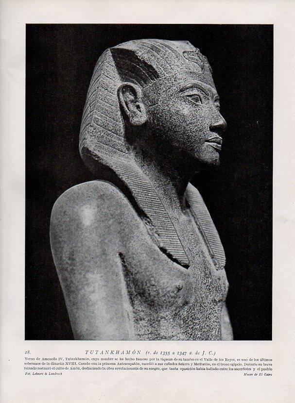 LAMINA V09875: Tutankhamon