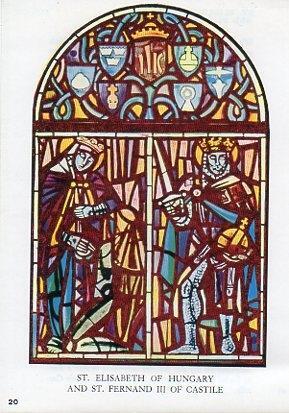 LAMINA V09855: Santa Isabel de Hungria y San Fernando III de Castilla
