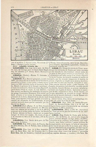 LAMINA V09781: Plano de Libau