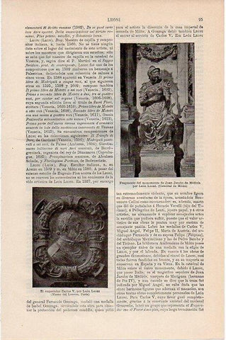LAMINA V09703: Emperador Carlos V, por Leon Leoni