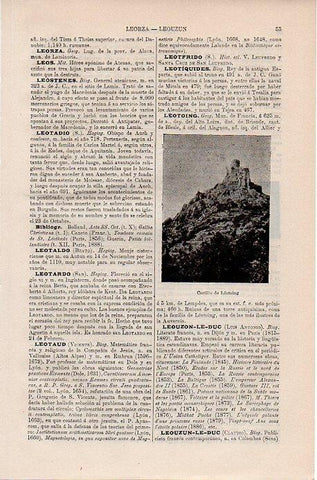 LAMINA V09714: Castillo de Leotoing