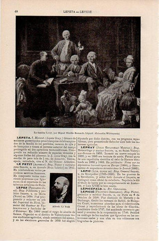 LAMINA V09720: La familia Leroy, por Lepicie