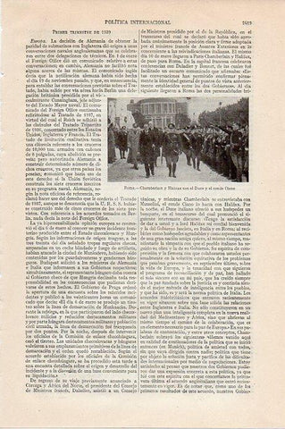 LAMINA V09679: Chamberlain, Halifax y el Duce en Roma