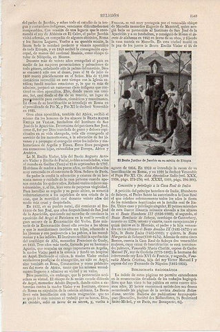 LAMINA V09687: Beato Justino de Jacobis