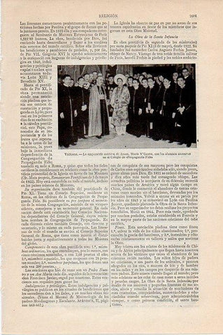 LAMINA V09688: La emperatriz de Anam en el Vaticano