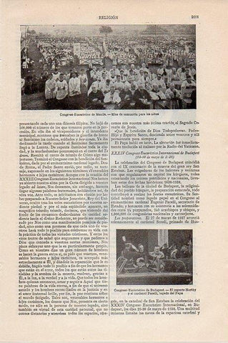 LAMINA V09690: Misa del Congreso Eucaristico de Manila