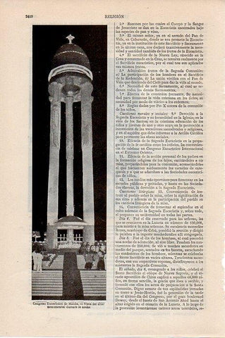 LAMINA V09689: Congreso Eucaristico de Manila