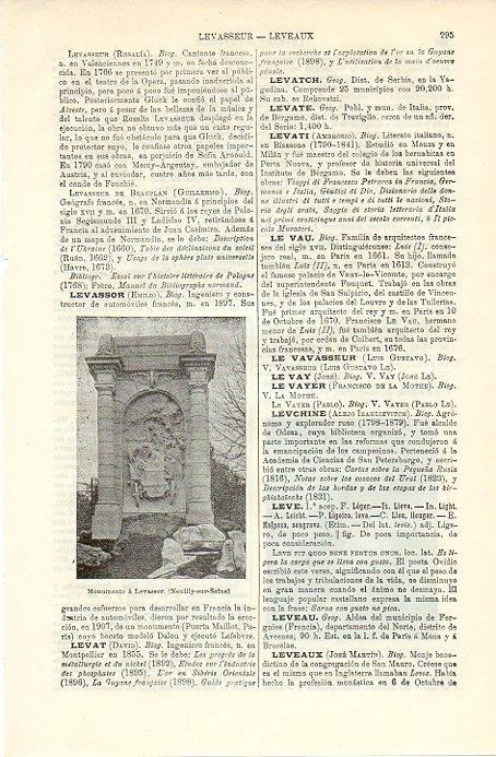 LAMINA V09764: Monumento a Levassor