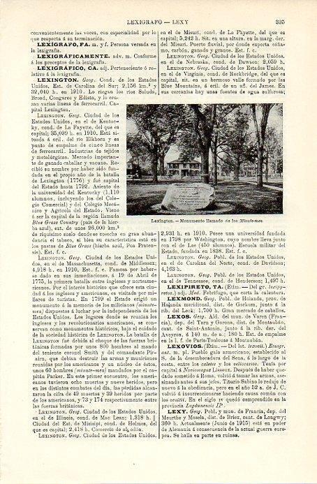 LAMINA V09770: Monumento llamado Minute-men en Lexington