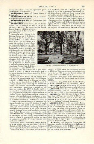 LAMINA V09770: Monumento llamado Minute-men en Lexington