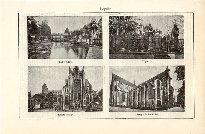 LAMINA V09772: Vistas de Leyden