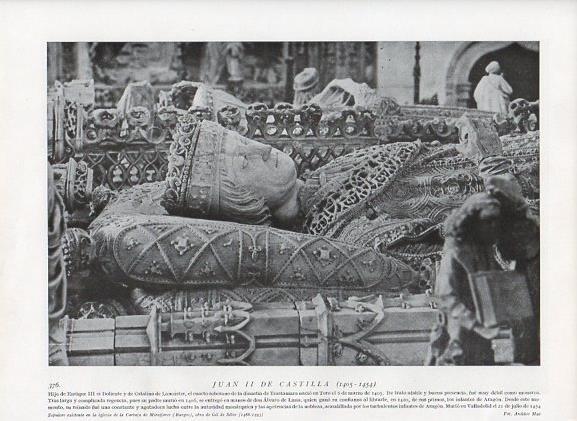 LAMINA V10030: Sepulcro de Juan II de Castilla
