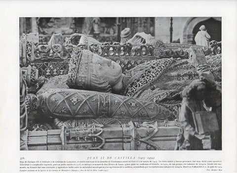 LAMINA V10030: Sepulcro de Juan II de Castilla